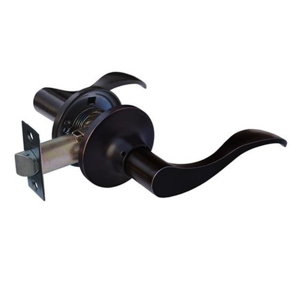 Propation Prelude Passage Lever Door Lock with Knob Handle Lockset; Oil Rubbed Bronze PR271031